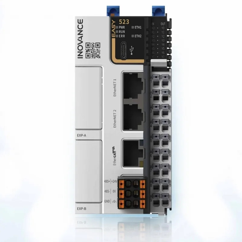 이노반스 PLC Easy521-0808TN 모션 제어 EtherCAT 통신 이더넷/IP 드라이브 연결 모드TCP HMI 포함