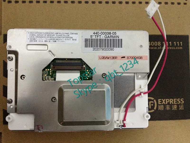 오리지널 5.0 인치 LQ5AW136 LQ5AW136T LQ5AW136R LCD 디스플레이 스크린 패널 자동차 샤프