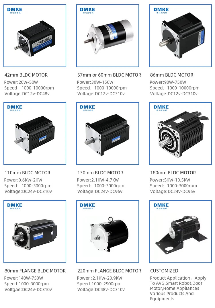 DMKE 프로가용품 24v 48v 72v 96v 5kw 5000w 7.5kw 7.9kw 10.5kw 180mm 브러시리스 DC BLDC 모터