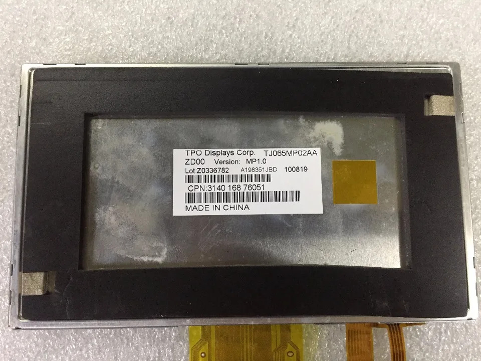 LCD 스크린 6.5 인치 TJ065MP01AT