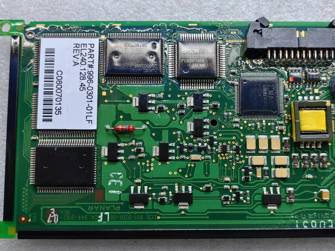 EL240.128.15 REV LCD 디스플레이 화면