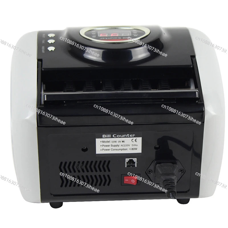 5200 UV/MG 지폐 계수기 LCD 현금 유로 달러 등 위조 감지 AC110V 60Hz/AC220V 포함