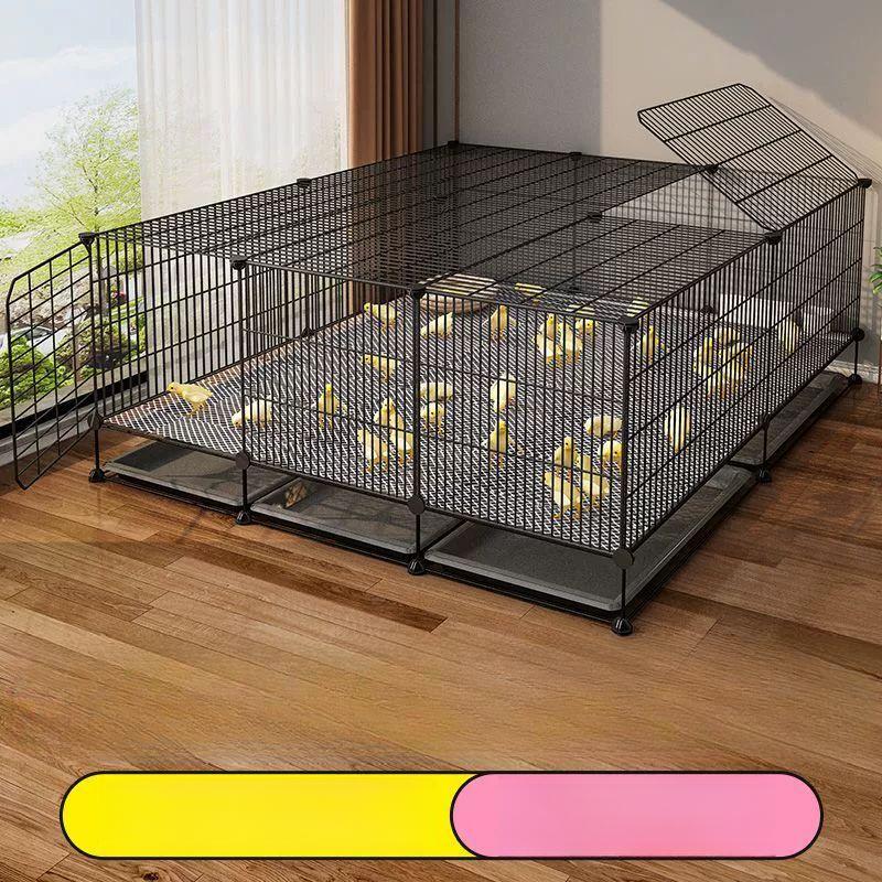 실내 사육장 새장 철제 조류 닭집 번식 새집 철망 케이지 바퀴달린 배변통 키우기 - 상세 이미지 3