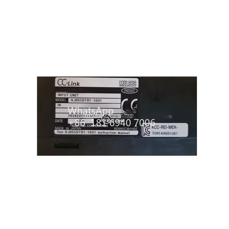 CC- PLC 모듈 입력 장치 AJ65SBTB1-16D AJ65SBTB1-16D1 24VDC 새