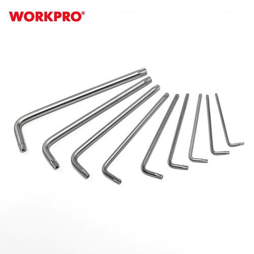 워크프로 롱 별렌찌 세트 WP222002 9PCS L렌치 - 상세 이미지 5