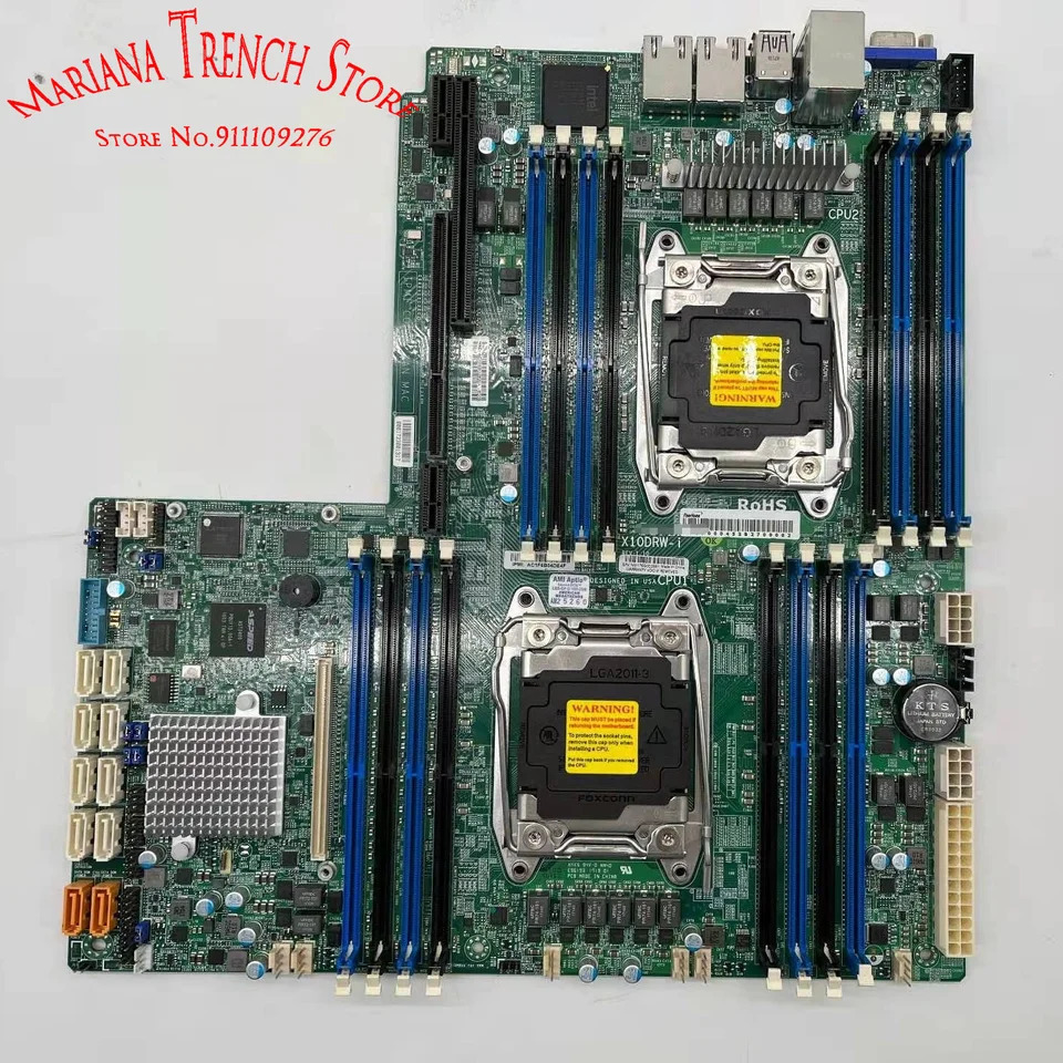 슈퍼마이크로 마더보드X10DRW-i LGA2011 E5-2600 v4 v3 군DDR4 i350 듀얼 포트 GbE LAN SATA3 6Gbps