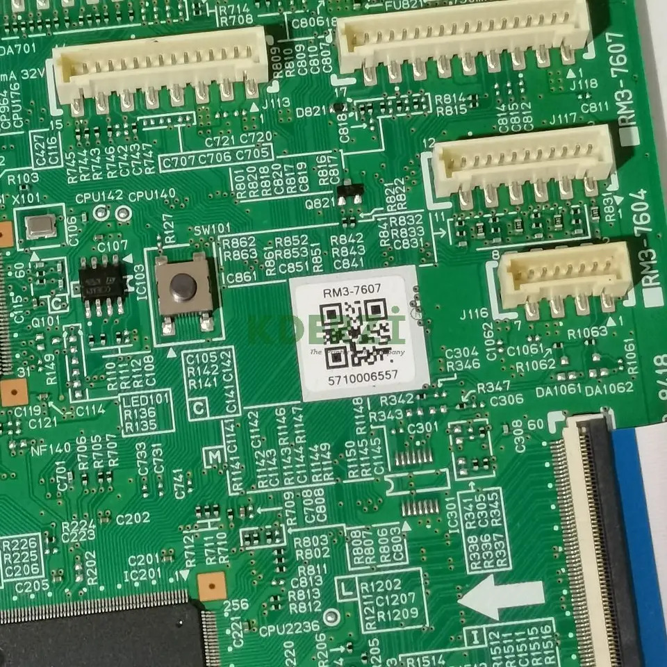 RM3-7607 오리지널 DC 컨트롤러 PCA hp호환 컬러 레이저젯 매니지드 MFP E67660 프린터 보드용