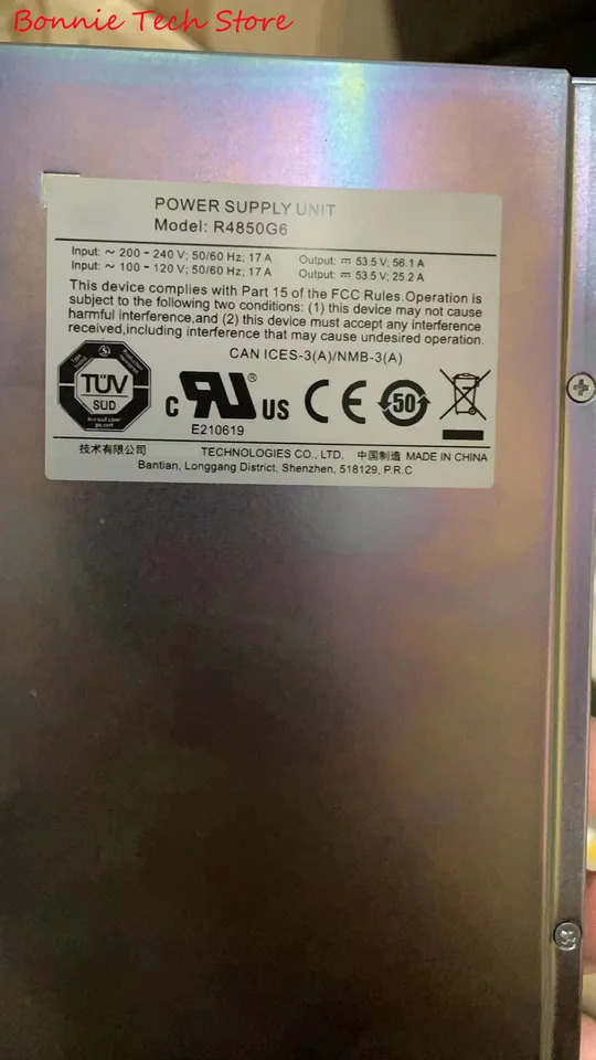 화웨이호환고효율 정류기 모듈 R4850G6 1U3000W