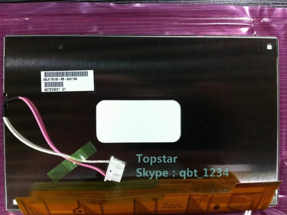 MP4 PMPLCD 패널 디스플레이 A070VW01 V0 7.0 인치 800x480