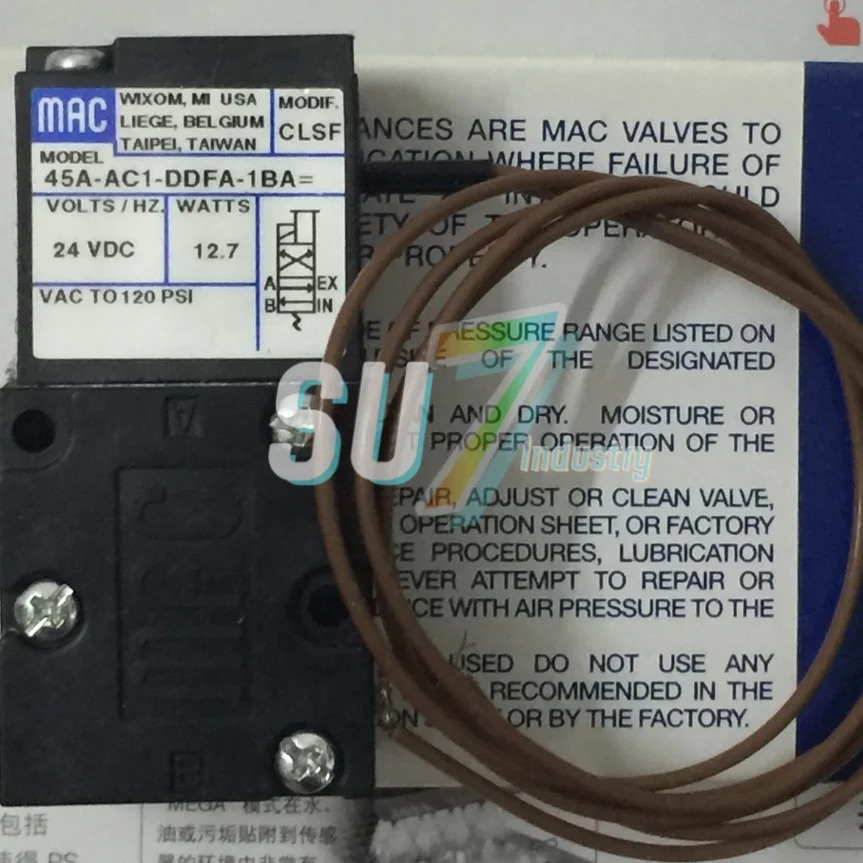 솔레노이드 밸브 45A-AA1-DDFA-1BA 45A-AC1-DDFA-1BA 45A-N00-DBCA-1BA 원본