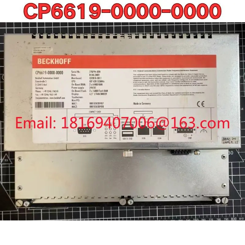 리퍼 CP6619-0000-0000 지능형 컨트롤러 기능 리퍼는 정상