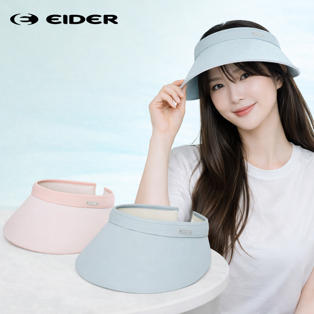 아이더 여성 썬캡 UV차단 흡습냉감 여름 썬바이저 에센셜 - 상품 이미지