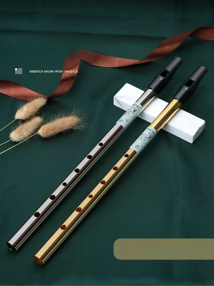 취미용 쇠피리 메탈 연주 초보자 플루트 관악기 금속악기 입문용 연습 음악 교육용 - 상품 이미지