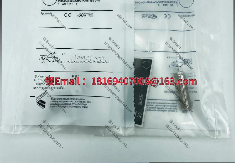 유도형 스위치 IFT203 플매트 카펫 러그DC PNP 상시 열림 센서 10-30VDC