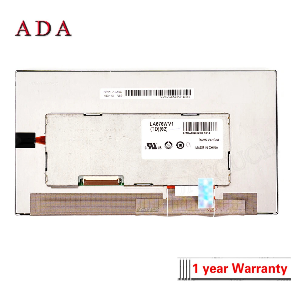 LA070WV1-TD02 LCD 디스플레이 패널 LA070WV1TD02 신 오리지널