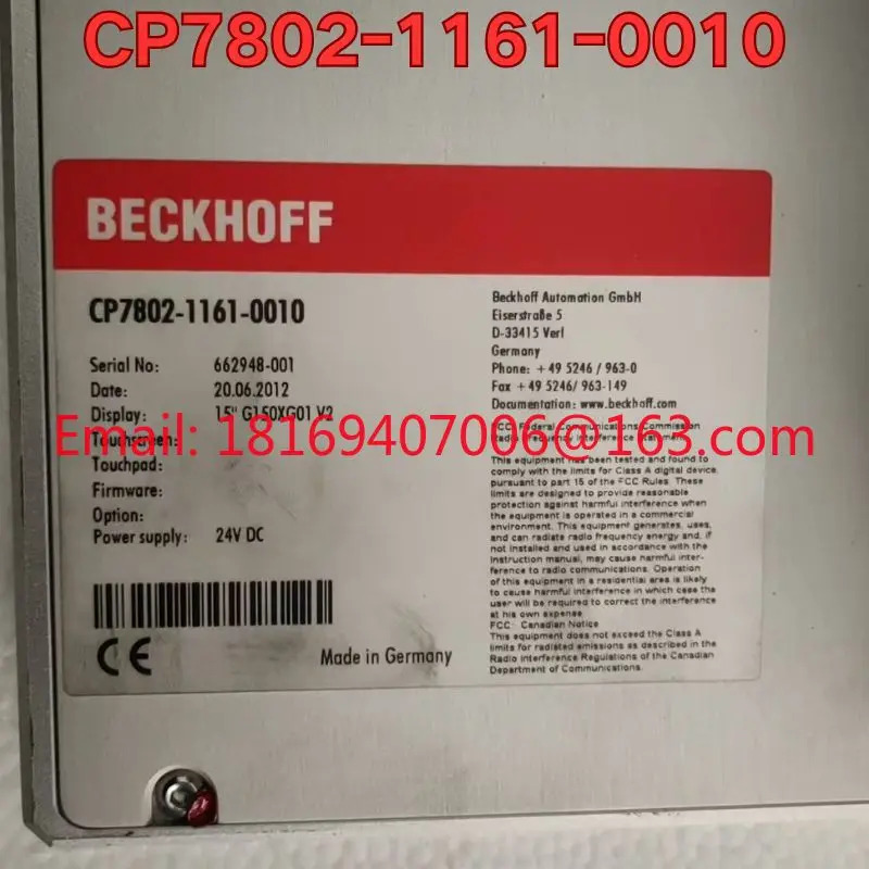 리퍼 CP7802-1161-0010 지능형 컨트롤러 기능 리퍼는 정상