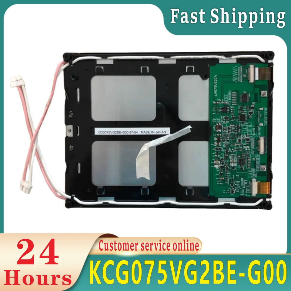 KCG075VG2BE-G00 7.5 인치 LCD 패널 디스플레이 KCG075VG2BE 오리지널 리퍼 640 480