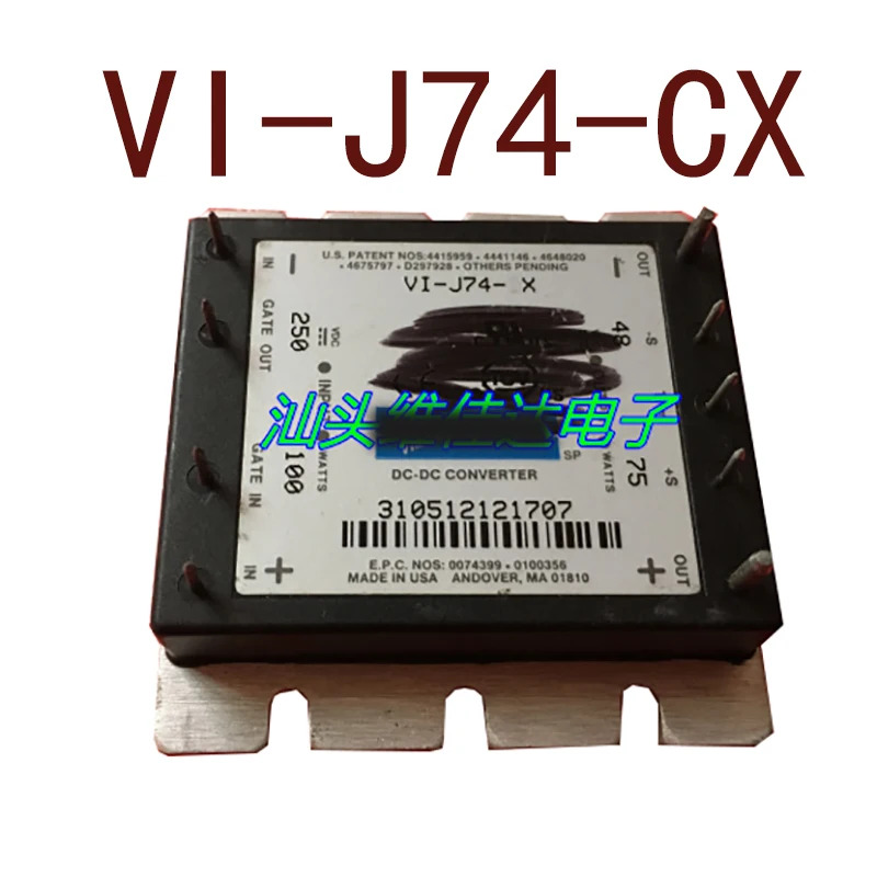 오리지널 VI-J74-CX VI-J74-EX DCinput250V-output48V75W1.6A 현장