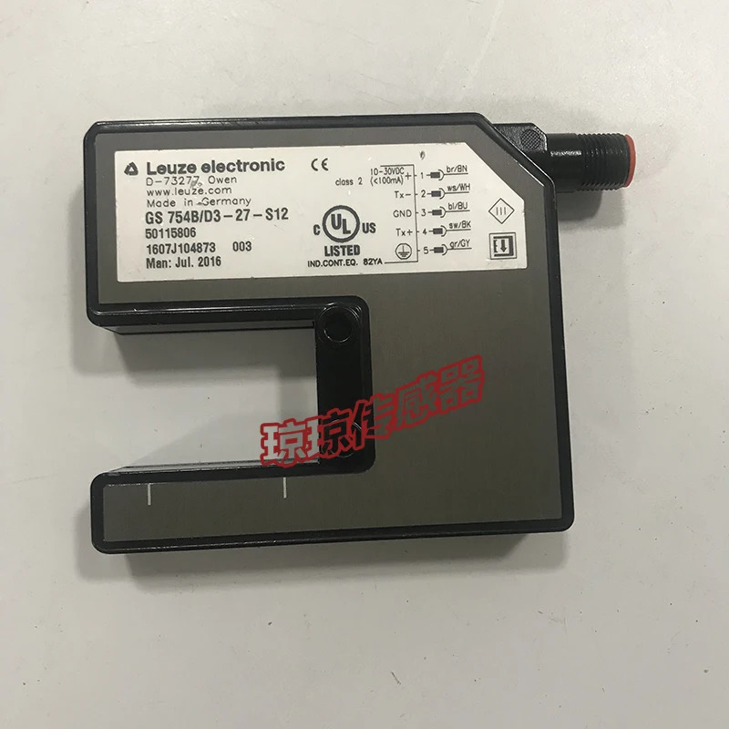 Laoyi 트로프 타입 광전스위치 센서 GS 754B/D3-27-S12