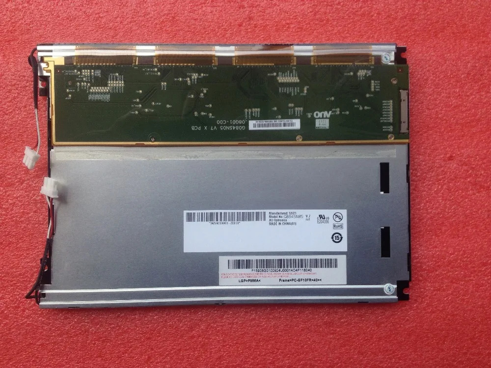 A 등급 G084SN05 V4 8.4 인치 산업LCD 패널 12개월