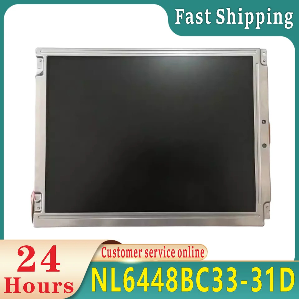 NL6448BC33-31 NL6448BC33-31D 오리지널 리퍼 LCD 패널 10.4 인치 모니터 640 480