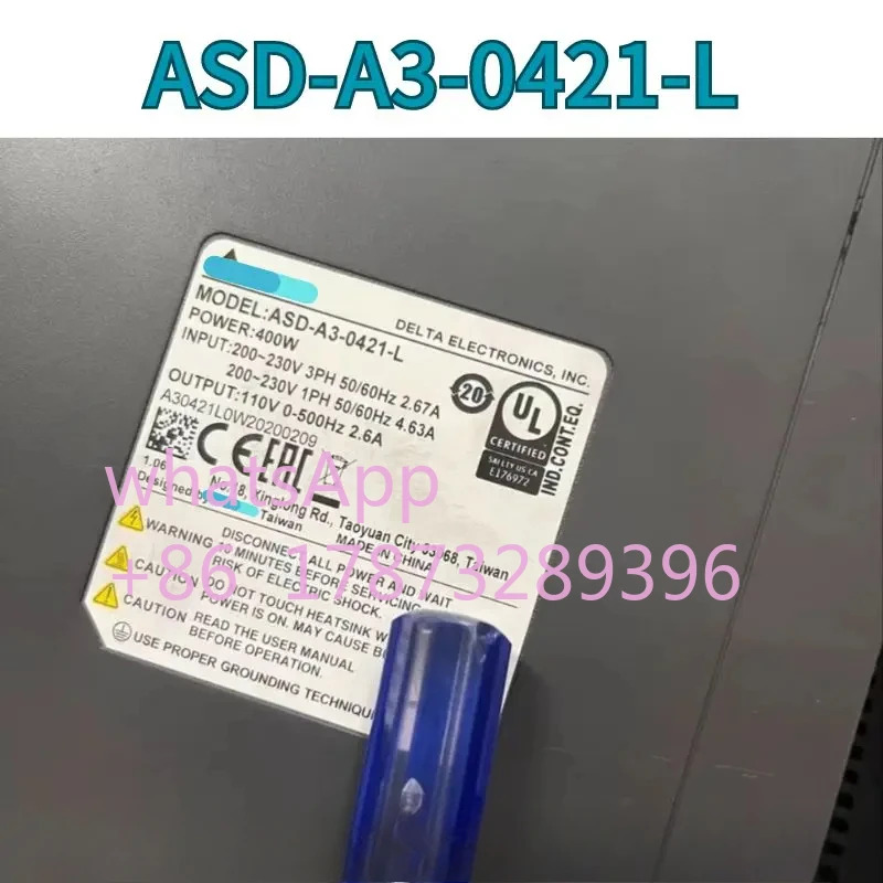 리퍼 서보 드라이버 ASD-A3-0421-L 400W OK