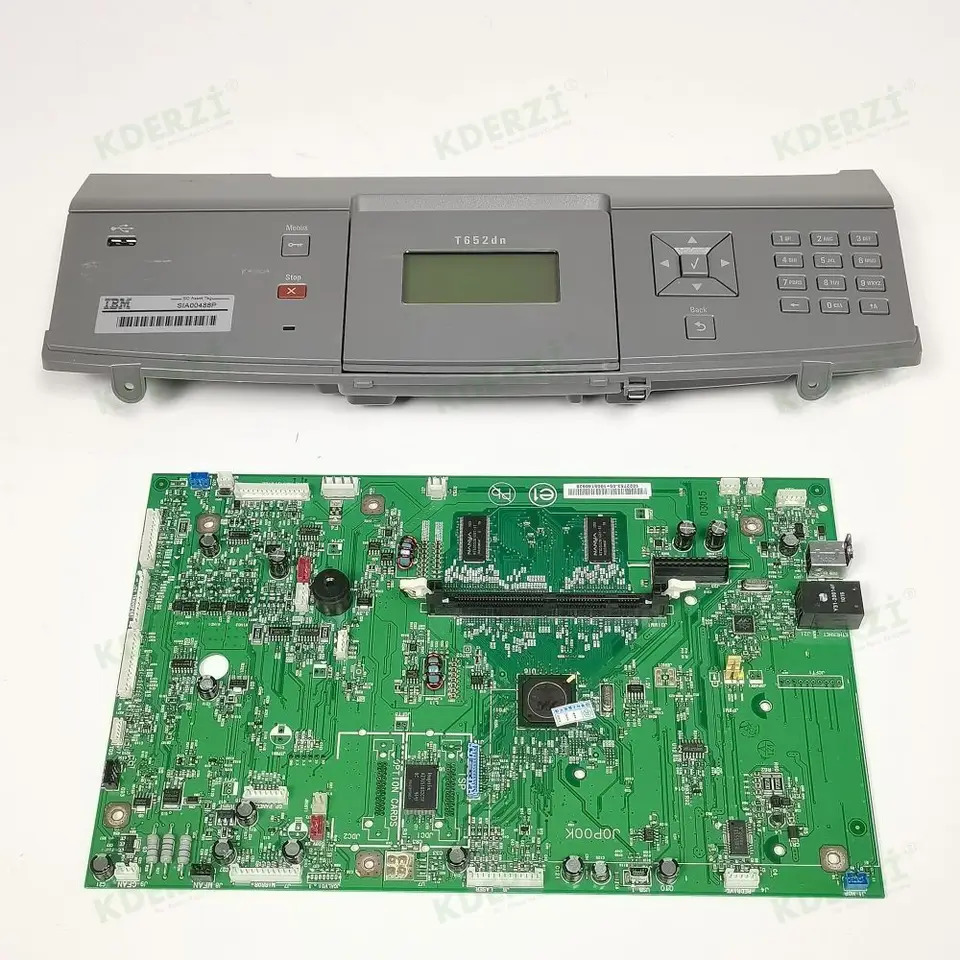 LCD 시스템 카드 어셈블리 메보드 Lexmark T652 T652n 40X4462 40X4474 컨트롤패널 포함
