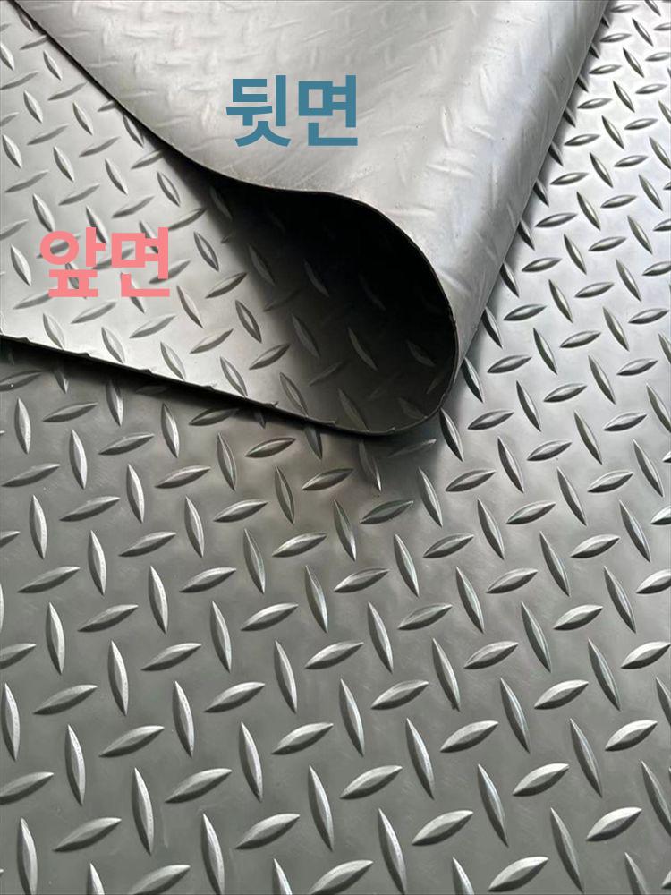 바닥재 고무매트 발판 계단 산업용 바닥매트 안전 신발털이 주방 입구 롤매트 사무실 - 상세 이미지 2