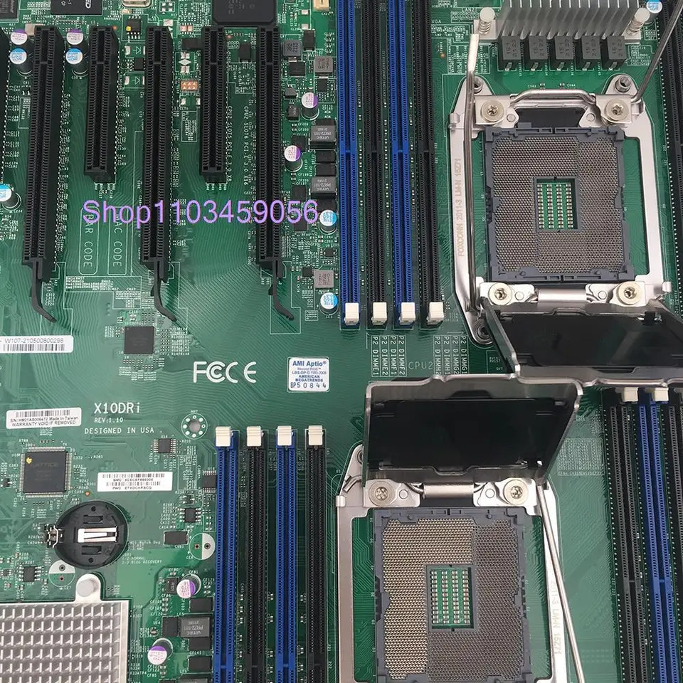 산업패키지 서버 마더보드 SuperMicro C612 LGA2011 E5-2600 V3 V4 DDR4 3 PCI-E 3.0x16 3.0x8 X10DRi