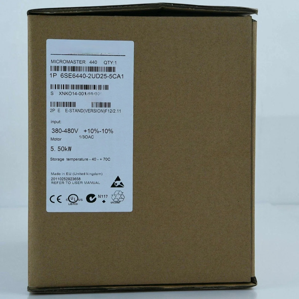 6SE6440-2UD25-5CA1