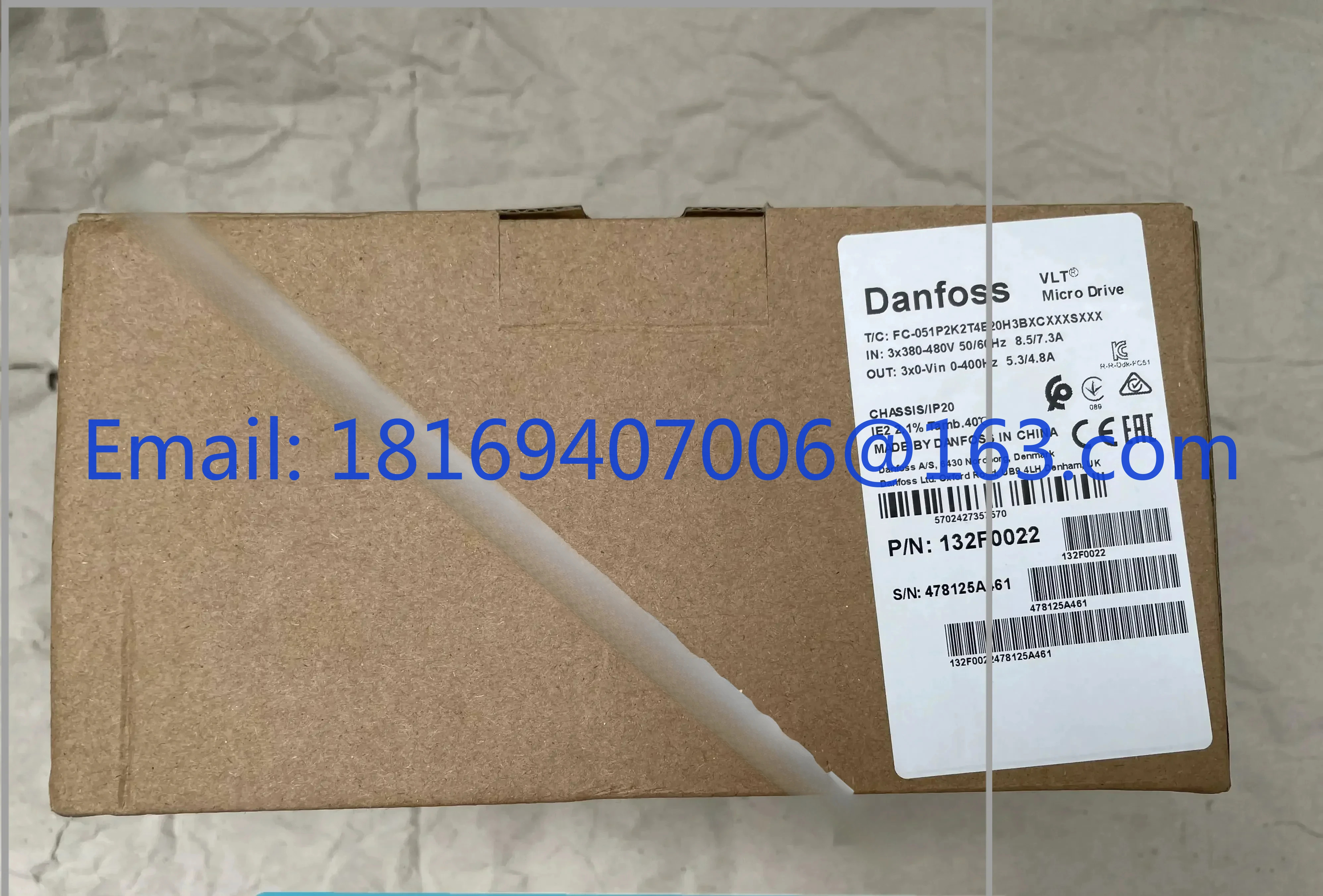 2.2KW 주파수 변환기 FC-051P2K2T4E20H3BXCXXXSXXX 132F0022