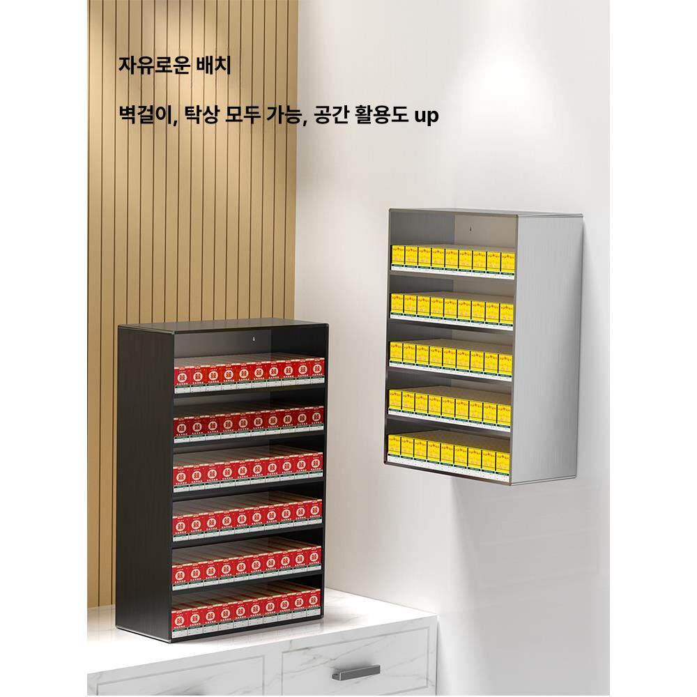 잠금장치 진열장 캐비닛 가로형 미닫이 두께 - 상세 이미지 3