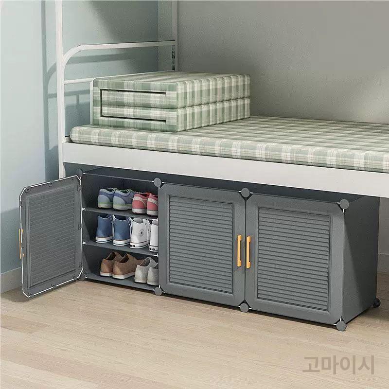 조립식 현관수납장 신발장 인테리어 캐비닛 신발정리대 다용도수납장 선반 다층 - 상세 이미지 2