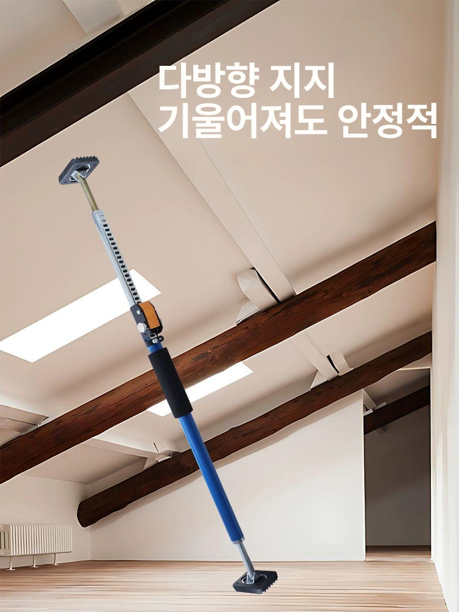 벽고정 지지대 하중 받침대 브라켓 지지봉 설치 거치대 벽선반 벽걸이 고정대 부착식 - 상세 이미지 3