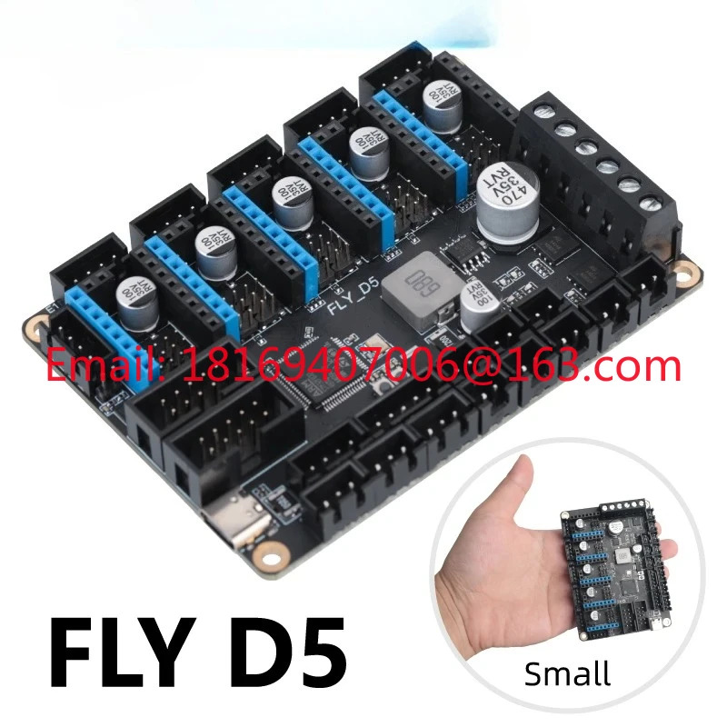 5축 Fly-D5 마더보드 3D 프린터 액세서리는 Can 칩으로 펌웨어를 제공