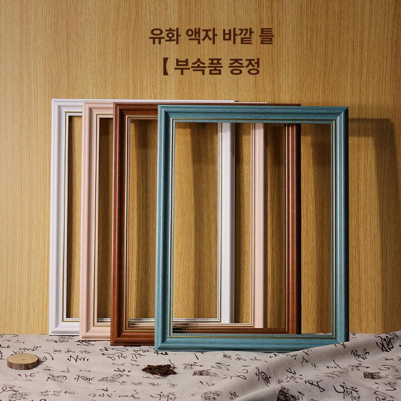 빈티지 캔버스액자틀 유화 세인트 벽걸이 그림틀 클래식 인테리어 고전 레트로 앤틱 - 상세 이미지 3