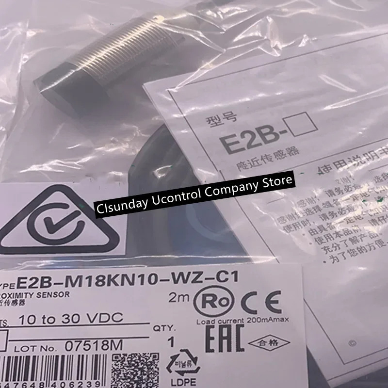 3PCS 스위치 E2B-M18KN10-WZ-C2 E2B-M18KN10-WZ-B2 E2B-M18LS08-WP-C1 E2B-M18LS08-WP-B1