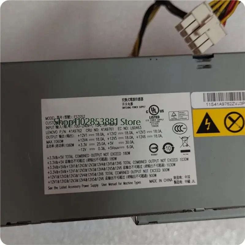 Lenovo호환 ThinkSation D20 PSU 스위칭 전원공급장치 FS7052 41A9761 41A9762 키트 1060W