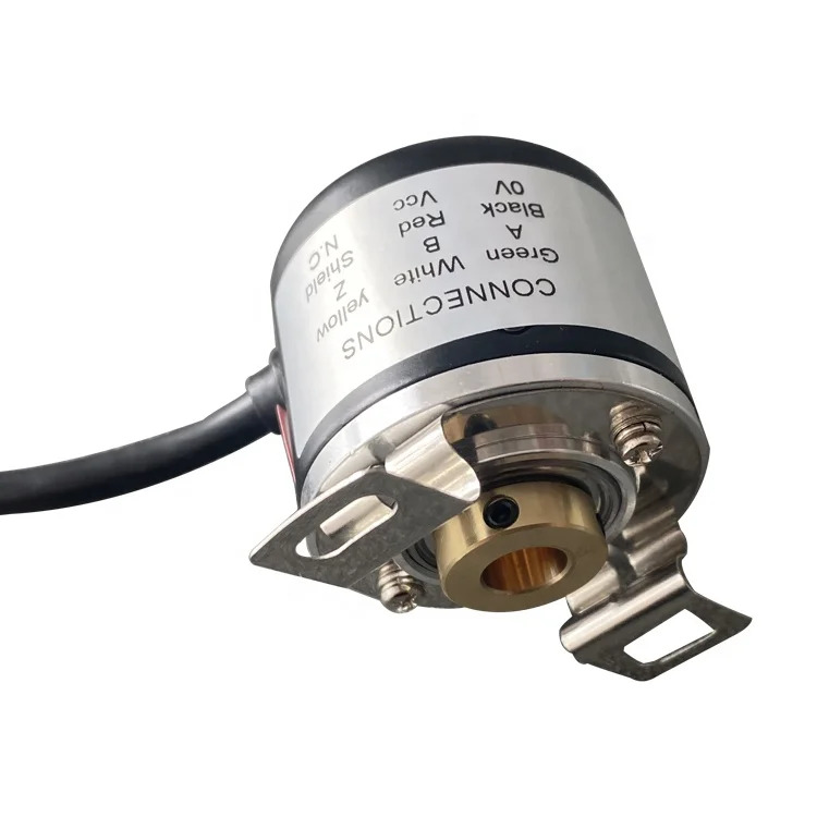 K38 솔리드 샤프트 엔코더 DC 5V 1000ppr 30mm 증분형 로터리