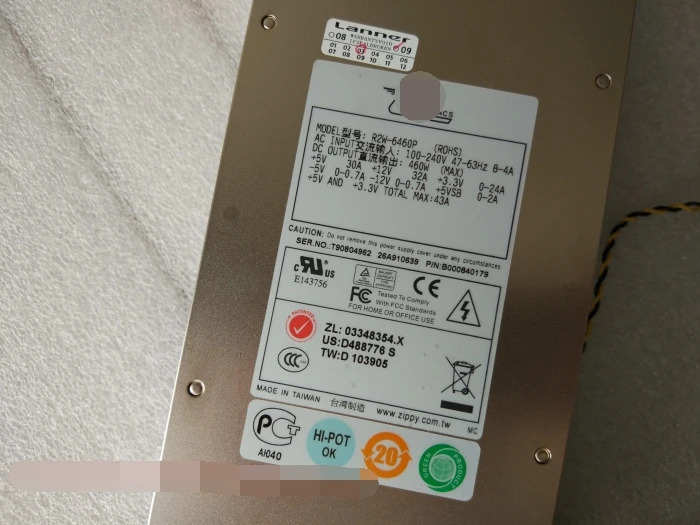 R2W-6460P 모듈 케이지 R2W-6460P-R 고효율 서버 전원공급장치 ONE 전체 유닛