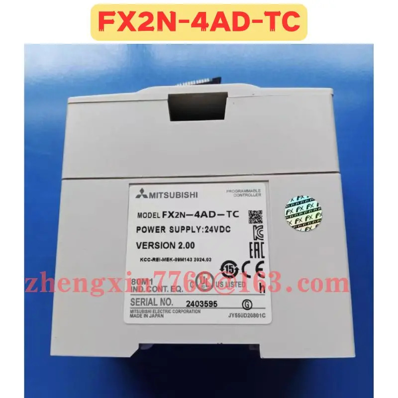 오리지널 FX2N-4AD-TC FX2N 4AD TC 모듈 신