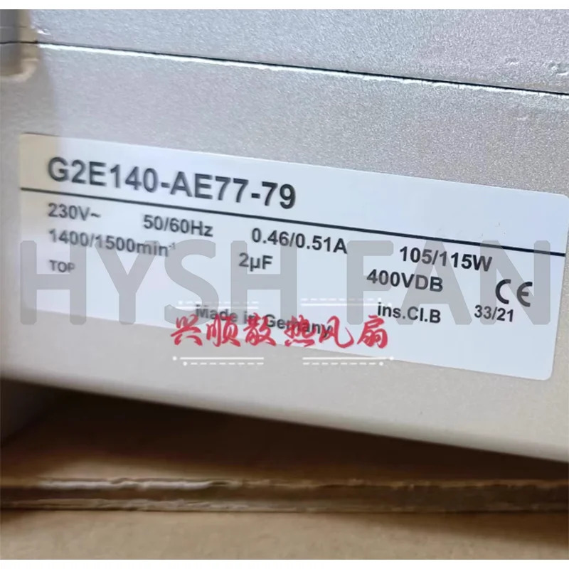 고온 방열 냉각팬 오리지널 G2E140-AE77-79 230V 신