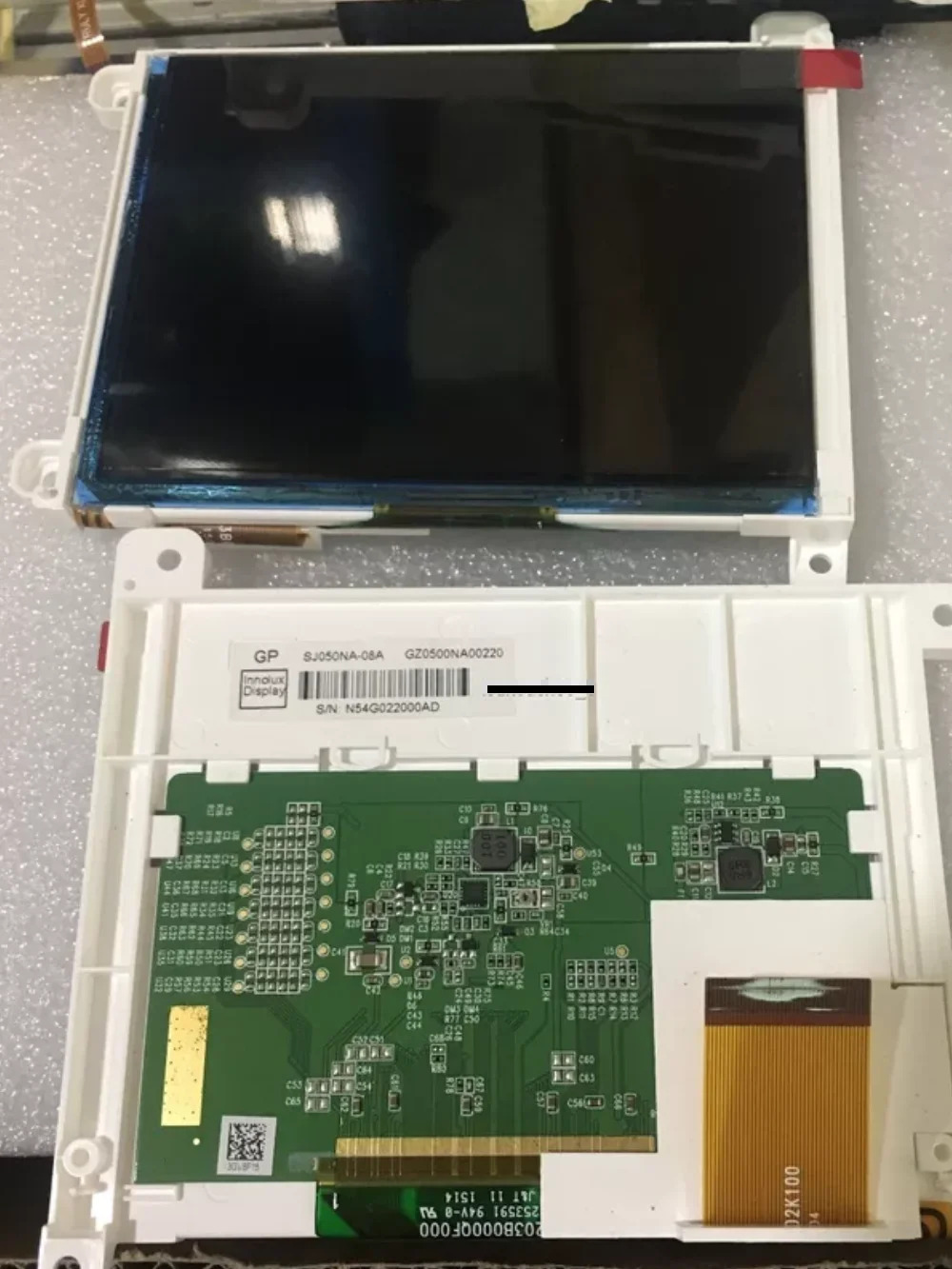 오리지널 TFT SJ050NA-08A LCD 디스플레이 스크린 패널 5 인치