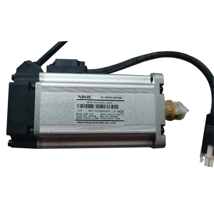 XINJE 서보모터 400W 고관성 MS6H-60CS30B1-20P4 가 AC 서보 드라이버 모터