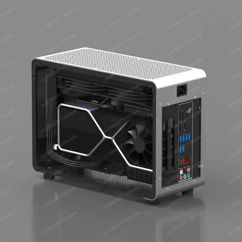 G1-Pro 알루미늄 합금 케이스 A4 Sfx240 수냉식 ITX 투명 섀시