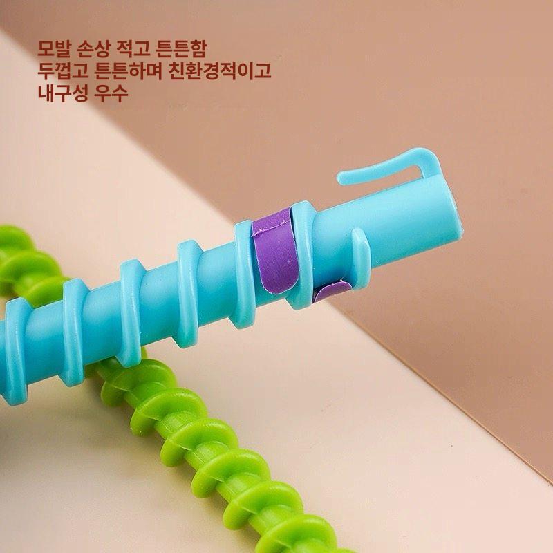 파마 펌롯드 스파이럴 전문 트위스트펌 롯트 봉 나선형 미용실용 셀프 - 상세 이미지 4