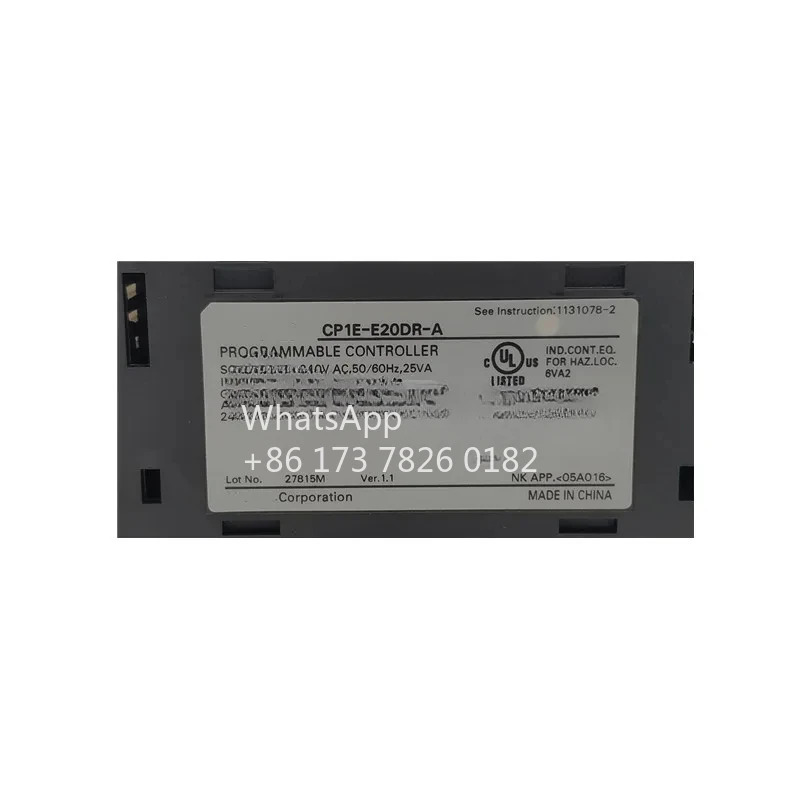 CP1E 시리즈 PLC 프로그래밍 컨트롤러 CP1E-E20DR-A CP1E-E20SDR-A 신