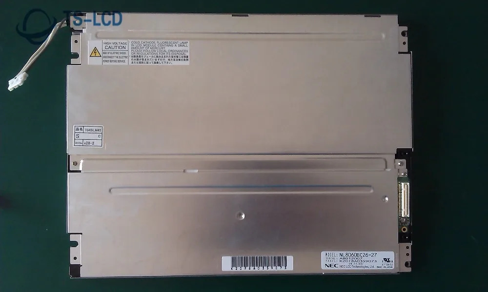 리퍼 A 등급 NL8060BC26-27 10.4 인치 LCD 패널 화면