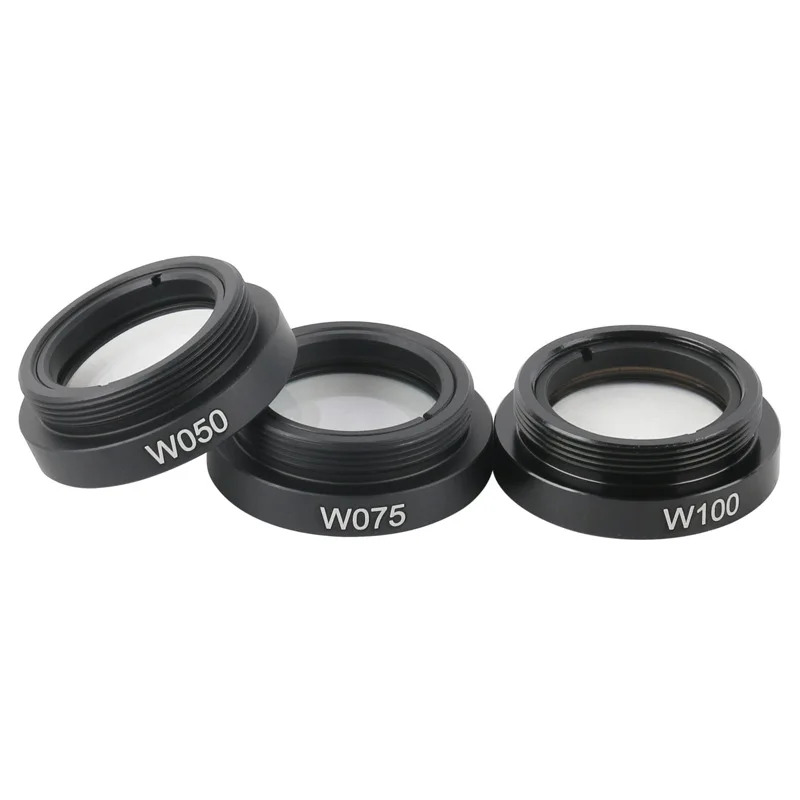 W050 W075 감소된 대물 렌즈 W100 보호 25.5mm 외부 치아 단안 산업카메라