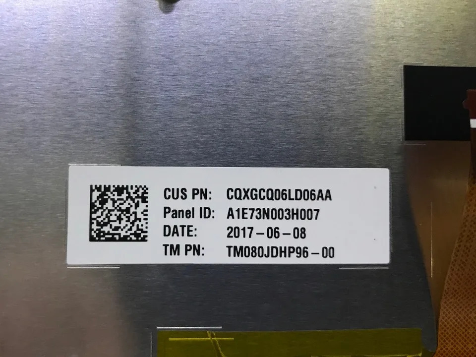 TM080JDhp호환96-00 LCD 디스플레이 화면 TM080JDhp호환96